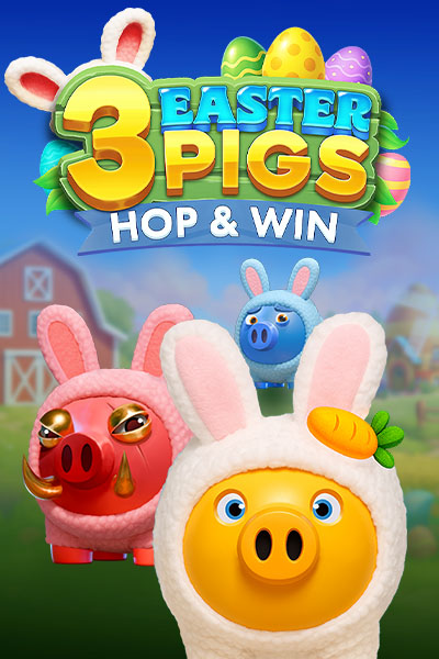 3 Easter Pigs - Hop and Win